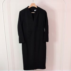 Chic Black Long Sleeve Dress